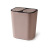 Trash Bin Double-Layer Double-Lid Household Kitchen Toilet Pail Office Wastebasket Simple Dry Wet Separation Trash Can