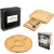 Cheese Plate and Knife Set Bamboo Cheese Plate Suitable for Wine, Cheese, Meat