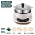 Multifunctional Electric Frying Pan Electric Food Warmer Electric Caldron Student Dormitory Small Electric Pot Household Electric Chafing Dish Non-Stick Pan All-in-One Pot