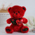 In Stock Wholesale Holding-Heart Bear Plush Toy Wedding Celebration Bed Decoration Red Love Teddy Bear Ragdoll Valentine's Day Gift