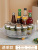 360 Degree Rotating Spice Rack Kitchen Supplies Seasoning Product Storage Shelf Dresser Storage Box
