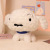 Cute Crayon Xiaoxin White Dog Doll Plush Toy Pillow Birthday Gift Comfort Ragdoll Doll