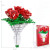 Building Blocks Toy Phalaenopsis Rose Xinjiang Kapok Children's Assembled Assembling Bouquet Building Blocks Wholesale