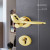 Foreign Trade Creative Bird Door Handle Simple Bedroom Bathroom Door Lock Modern Mute Lock Split Handle Lock