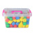 Jin Xingxiu Educational Building Blocks Toy Kindergarten Board Large Particle Children Education Toy Storage Box Barrel