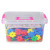 Jin Xingxiu Educational Building Blocks Toy Kindergarten Board Large Particle Children Education Toy Storage Box Barrel