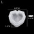Cross-Border Supply Crystal Glue Grinding-Free Diamond Surface Heart-Shaped Large, Medium and Small Heart-Shaped Cutting Surface Height Mirror Silicone Mold
