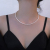 3mm Small Pearl Necklace Single Wear Twin Are Beautiful Factory Wholesale