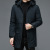 Factory Store Men's Coat Winter Thick Mid-Length down Jacket Hat Removable Liner Clothing for Middle-Aged Dad