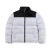 Cross-Border Supply Autumn and Winter Contrast Color Couple down Cotton-Padded Jacket Loose Thick Warm Quilted Jacket Stand Collar Cotton-Padded Coat