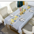 New Light Luxury Golden Tablecloth Waterproof and Oil-Proof Disposable Anti-Scald Home Tablecloth European Style Table Mat