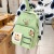 Cross-Border Match Sets Ins Schoolbag for Women New Korean Style Large Capacity Student Backpack College Style Early High School Backpack