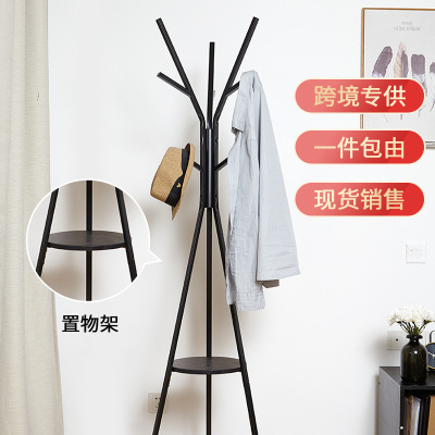 European-Style Simple Coat Rack Clothes Rack Creative Clothes Hanger Floor Bedroom Easy Hanging Clothes Hanger Factory Direct Supply