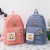 Cross-Border Match Sets Ins Schoolbag for Women New Korean Style Large Capacity Student Backpack College Style Early High School Backpack