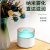 Salt Stone Aroma Diffuser USB Desktop Crystal Salt Light Aroma Diffuser Creative Seven-Color Atmosphere Salt Light