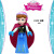 Minifigures Girl's Castle Ice Snowman Princess Friend Series Little Fairy Mermaid Compatible with Lego Children's Toys
