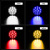 Ultra-Thin round 14led Side Signal Warning Light Strobe Light Strobe Lamp Tail Light Driving Lamp Vehicle Refitting