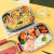 304 Stainless Steel Lunch Box Four-Grid Large Capacity Insulated Dinner Plate Microwave Oven Heating Office Worker Portable Bento Box