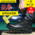 Labor Protection Shoes Cowhide Attack Shield and Anti-Stab Wear-Resistant Fireproof Flower Thickened Safety Protection Cotton Shoes