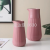 Modern Minimalist Morandi Ceramic Flower Bottle Pot Decoration Square round Three-Piece Set