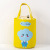 New Cylinder Insulated Bag Portable Drawstring Large Capacity Lunch Bag Thick Aluminum Foil Fresh-Keeping Lunch Box Bag