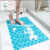 Two-Color Transparent Cobblestone PVC Non-Slip Mat Bathroom Non-Slip Foot Mat Toilet Floor Mat Household Hotel Falling-Resistant Mat