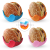 Silicone Hamburger Clip Touch-Free Anti-Fall Hamburger Fixed Box Washable and Retractable