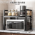 Kitchen Microwave Storage Rack Retractable Bracket Table Top Oven Shelf Household Rice Cooker Double Storage Shelf