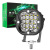 Car LED Spotlight Work Light 3-Inch Small Square Lamp 16 Led48w Spotlight Yellow Light a Column Driving Light