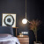 Bedroom Pendant Light Nordic Style Copper Frame Ceiling Light Fixture Chandelier For Coffee Bar    
