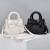 Factory Wholesale Solid Color Bowknot Fashion Handbag Shoulder Messenger Bag Trendy Women Bags Cross Border