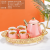 Ceramic Tea Set Water Utensils Set Household Kettle Water Cup Wedding Gift Box Living Room Golden Edge European Cold Water Bottle Gift