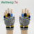Half Finger Flip Jacquard Gloves Knitted Writing Work Cold-Proof Wool Keep Warm Children's Rainbow Color Gloves