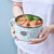 Large Capacity Double Layer Instant Noodle Bowl Stainless Steel Liner Layered Insulation Lunch Box Mobile Phone Holder Lid Bento Box Home
