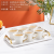 Factory Direct Sales Ceramic Tableware Ceramic Tea Set Electroplating Coffee Cup Ceramic Cup Combination Foreign Trade