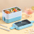 Double-Layer Multi-Layer Lunch Box Microwave Oven Separated Plastic Portable Office Worker Student Stainless Steel Lunch Box Japanese Lunch Box