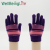 Striped Low Price Outdoor Hand Work Tea Picking Knitted Magic Gloves
