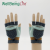 Half Finger Flip Jacquard Gloves Knitted Writing Work Cold-Proof Wool Keep Warm Children Boy Gloves