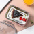 Stainless Steel Insulated Lunch Box Student Office Worker Microwave Oven Heating Lunch Box round and Square Solid Color Simple Lunch Box