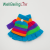 Half Finger Flip Gloves Knitted Writing Work Cold-Proof Wool Keep Warm Children's Rainbow Color Gloves