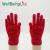 Winter Warm Bright Silver Knitted Gloves Adult Monochrome Gloves