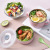 Double-Layer Microwave Lunch Box Food Separation Crisper Multi-Functional Stainless Steel round Lunch Box Double-Layer Bento Box