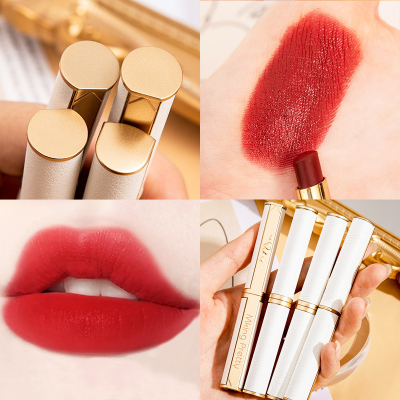 Gilding Small Thin Tube Lipstick Matte Nourishing Waterproof Sweat-Proof Not Easy to Fade Easy to Color Student UV Perfect Suncream Lipstick