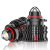 New Two-Color Fog Lamp H8/H9/H11 60W Laser LED Fog Lamp Car LED Headlight Throw with Lens