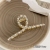 Factory Direct Barrettes Temperament Grip Sweet Light Luxury Advanced Korean Pearl Shark Clip Cross