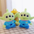 Factory Direct Sales Three-Eyed Alien Plush Toy Creative Funny Doll Cute Three-Eyed Monster Plush Doll Doll