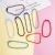 New DIY Keychain Accessories Paint Color Small Chain 2.4mm Bead Necklace Tag Handmade Lanyard Material