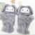 INS Cute Cinnamoroll Babycinnamoroll Xiaohongshu Same Style Winter Gloves Girls Cartoon Korean Girl Heart Flip Warm Plush