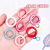 DIY Ornament Accessories 17mm Baking Paint for Metal Color Circlip Spring Fastener Key Ring round Broken Ring Hanging Ring