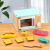 New Play House Oven Cooking Kitchen Set Wooden Children's Microwave Oven Toy Wooden Simulation Kitchenware